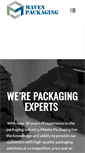 Mobile Screenshot of mavenpackaging.com